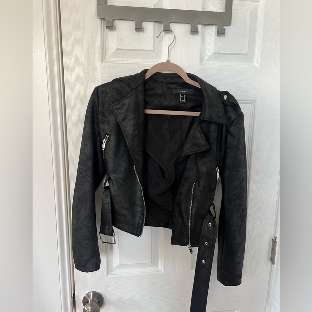 Forever21 leather like jacket